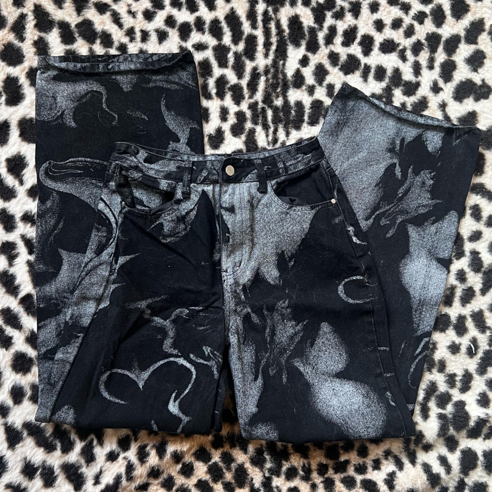 Machine High End Designer Denim Print Streetwear Jeans made in Italy